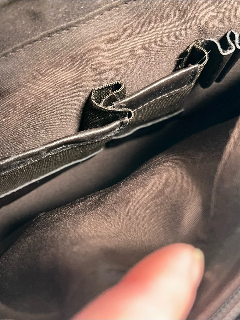 BOSS Brown Leather Briefcase with Shoulder Strap